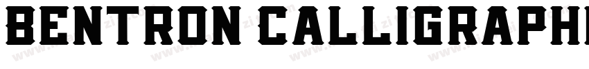 Bentron Calligraphic PERSONAL Regul字体转换